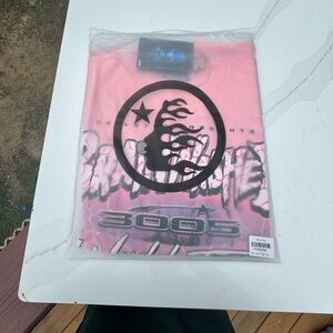 Kids Flaming Graphic Tee - Pink